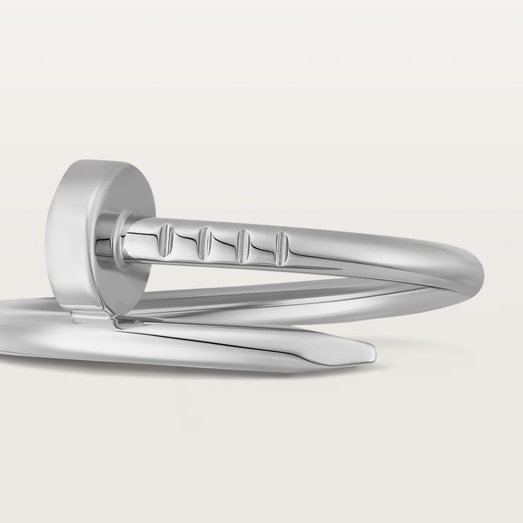 Anello Juste un Clou color oro bianco