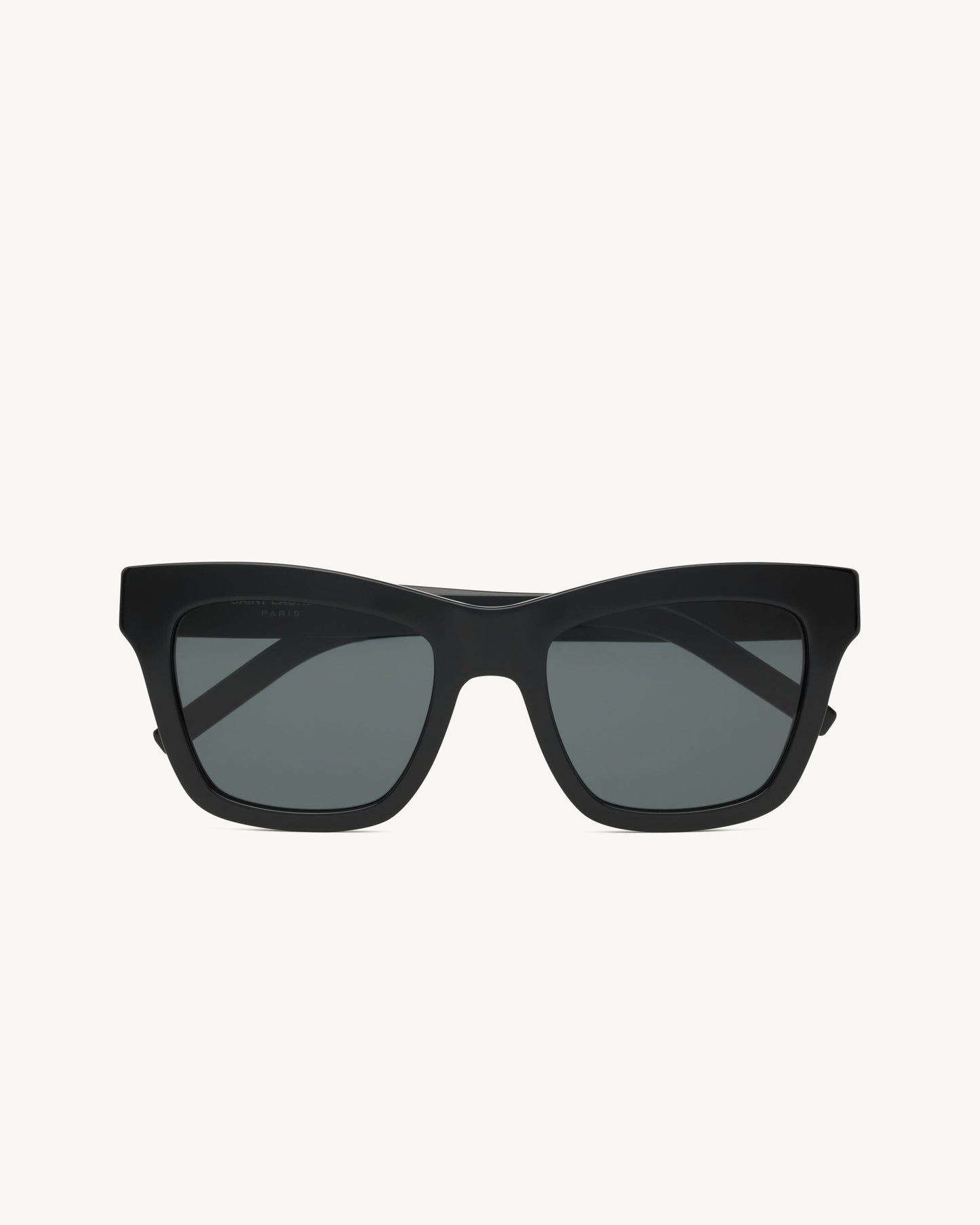 Occhiali da sole con montatura quadrata in acetato nero donna