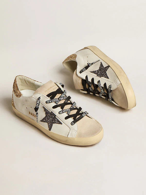 Glitter oro e grigio