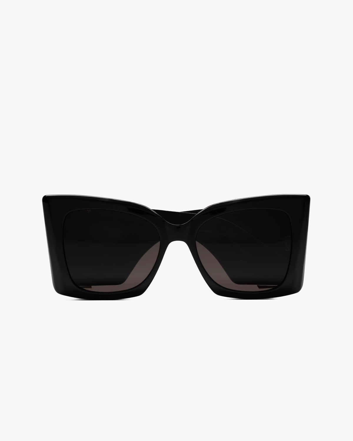 OCCHIALI DA SOLE CON MONTATURA OVERSIZE CAT-EYE IN ACETATO NERO DONNA