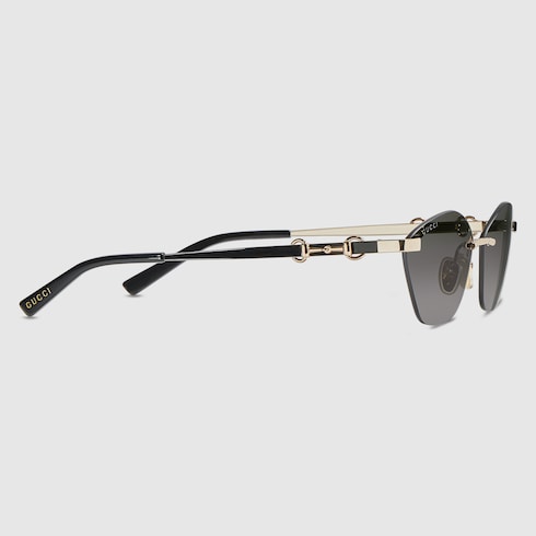 Occhiali da sole cat-eye grigio