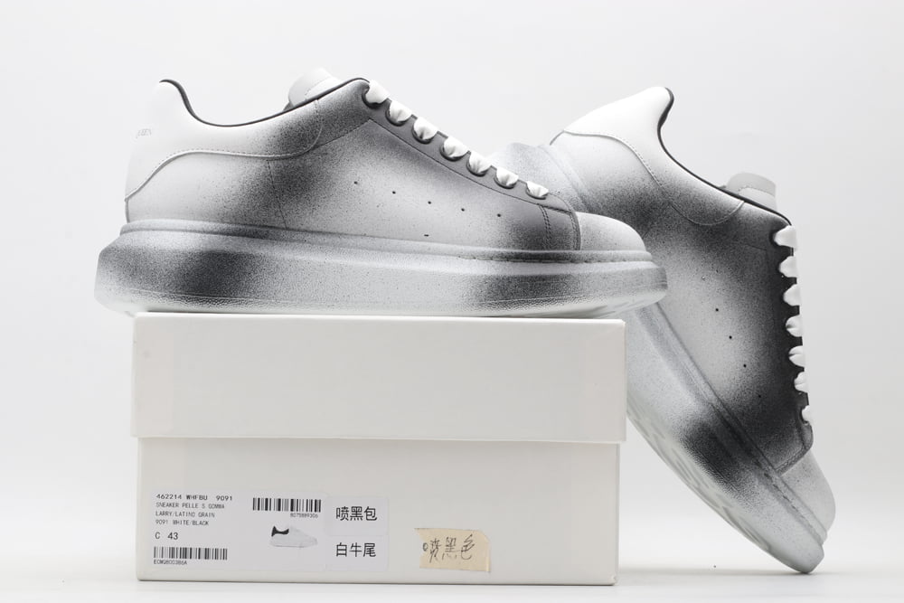 Alexander McQueen Custom Spray Painted Black