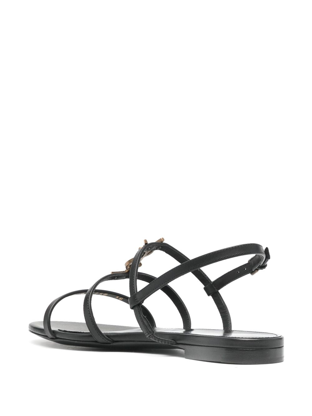 Sandali Cassandra in pelle nera