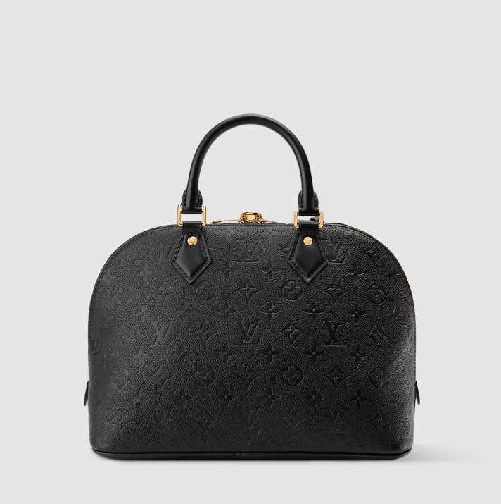 Alma PM Pelle Pelle Monogram Empreinte Nero