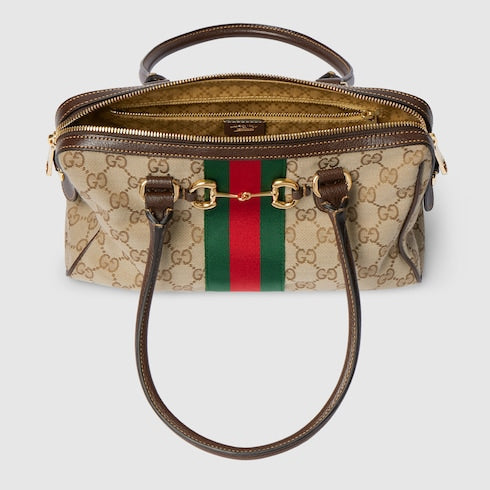 Bauletto Borsetto misura grande sabia e marrone