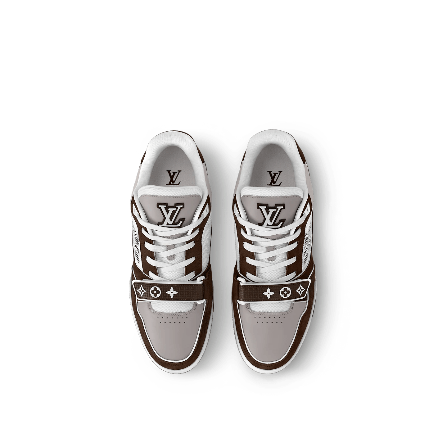 Sneaker Trainer Monogram Denim Moka