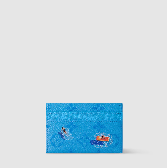 Doppio Portacarte di credito Blue lagon