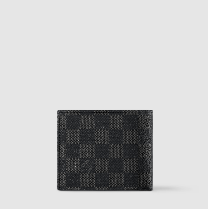 Portafoglio Amerigo Tela Damier Graphite