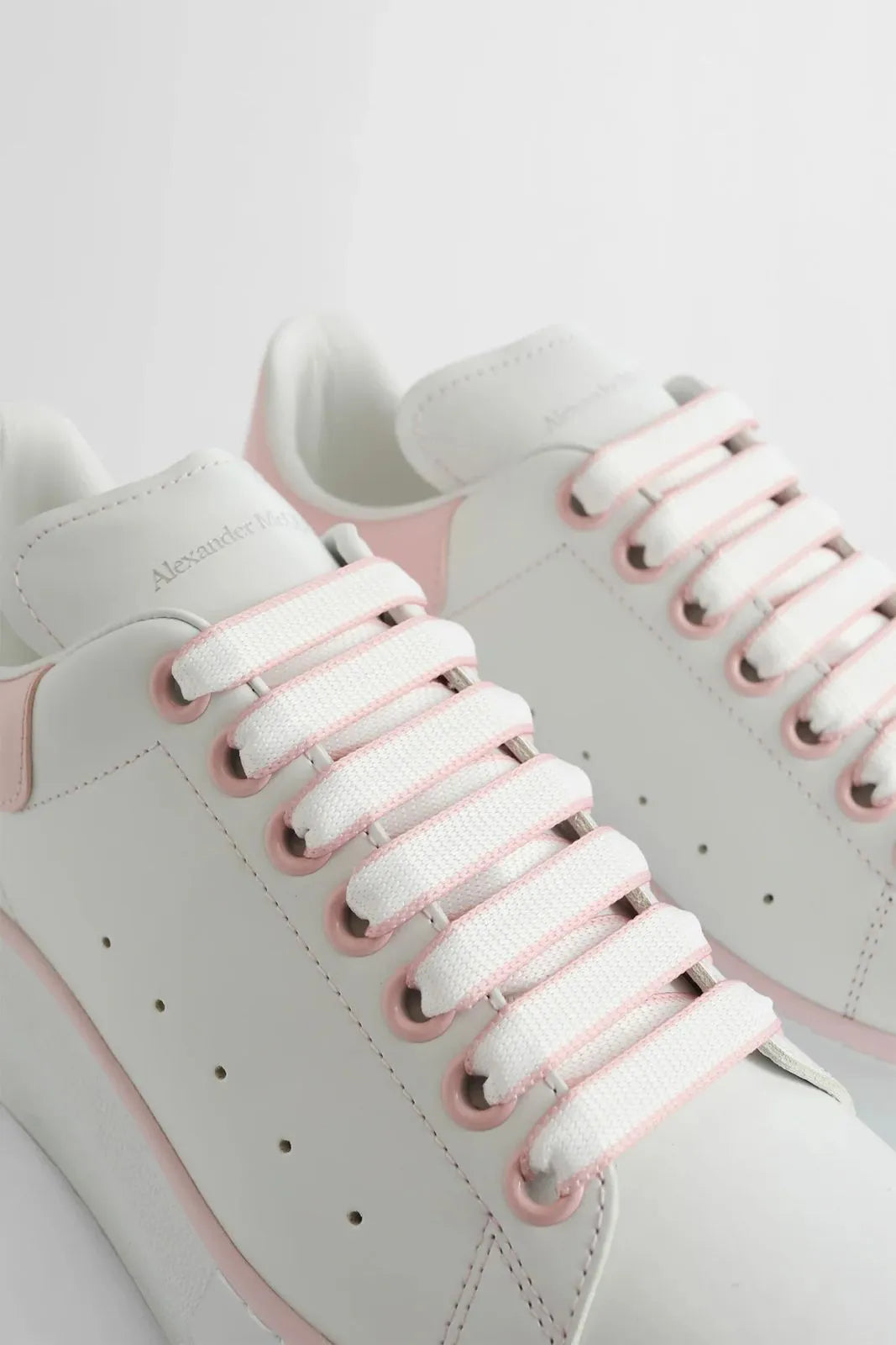 Alexander Mcqeen Oversized White Pink Women