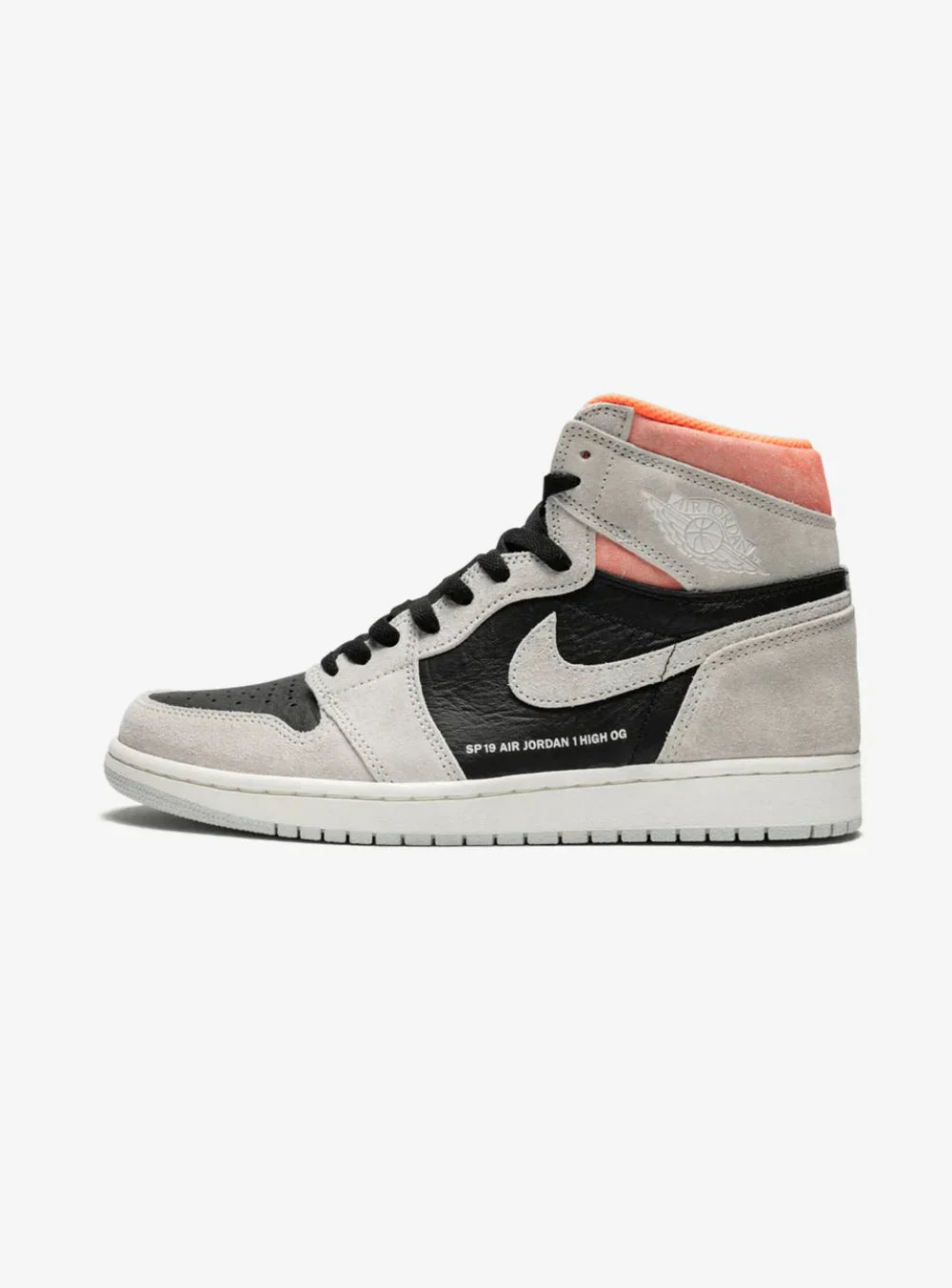 Nike Air Jordan 1 Retro High Neutral Grey Hyper Crimson