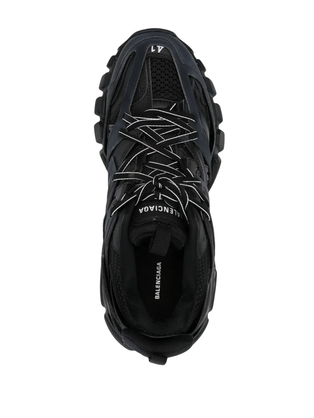Track panelled sneakers