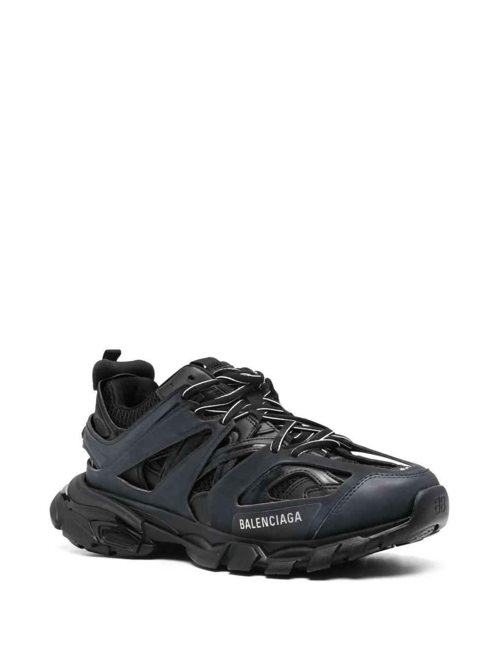 Track panelled sneakers