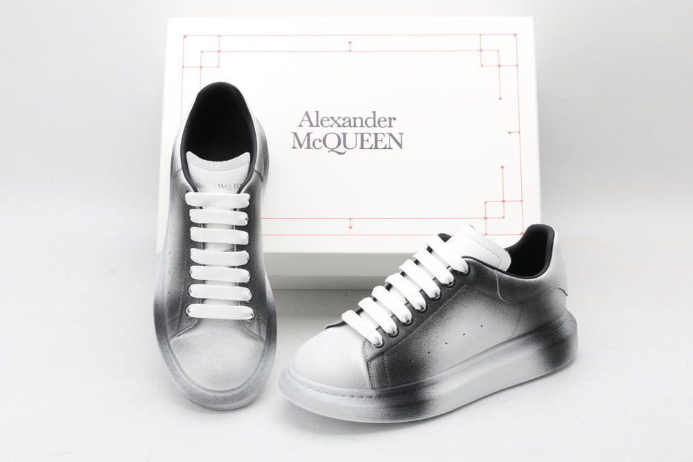 Alexander McQueen Custom Spray Painted Black
