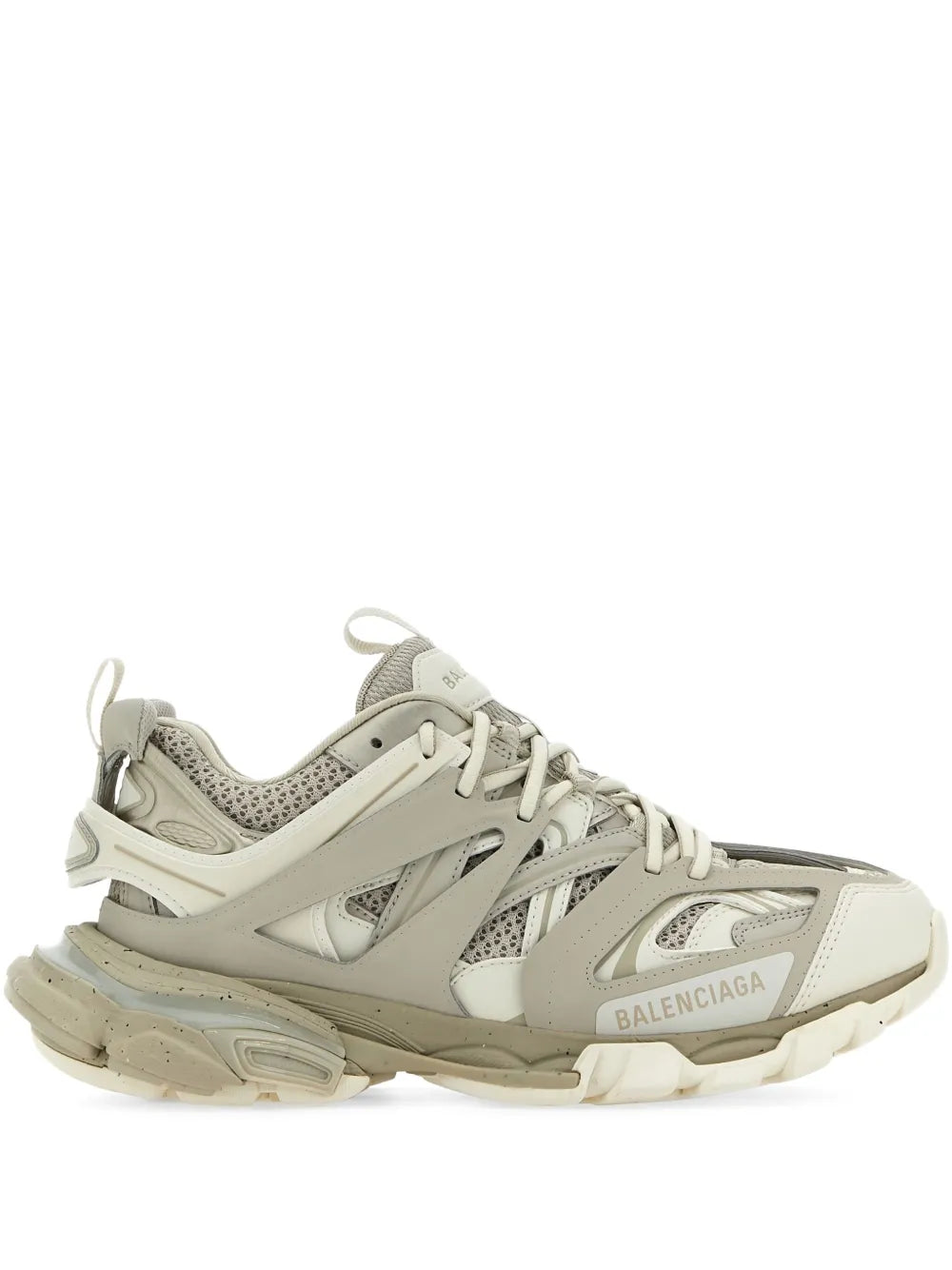 Track layered sneakers