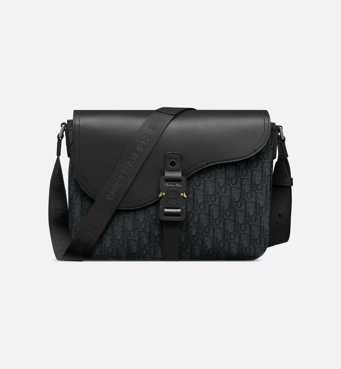 Borsa a tracolla Saddle con pattina nero