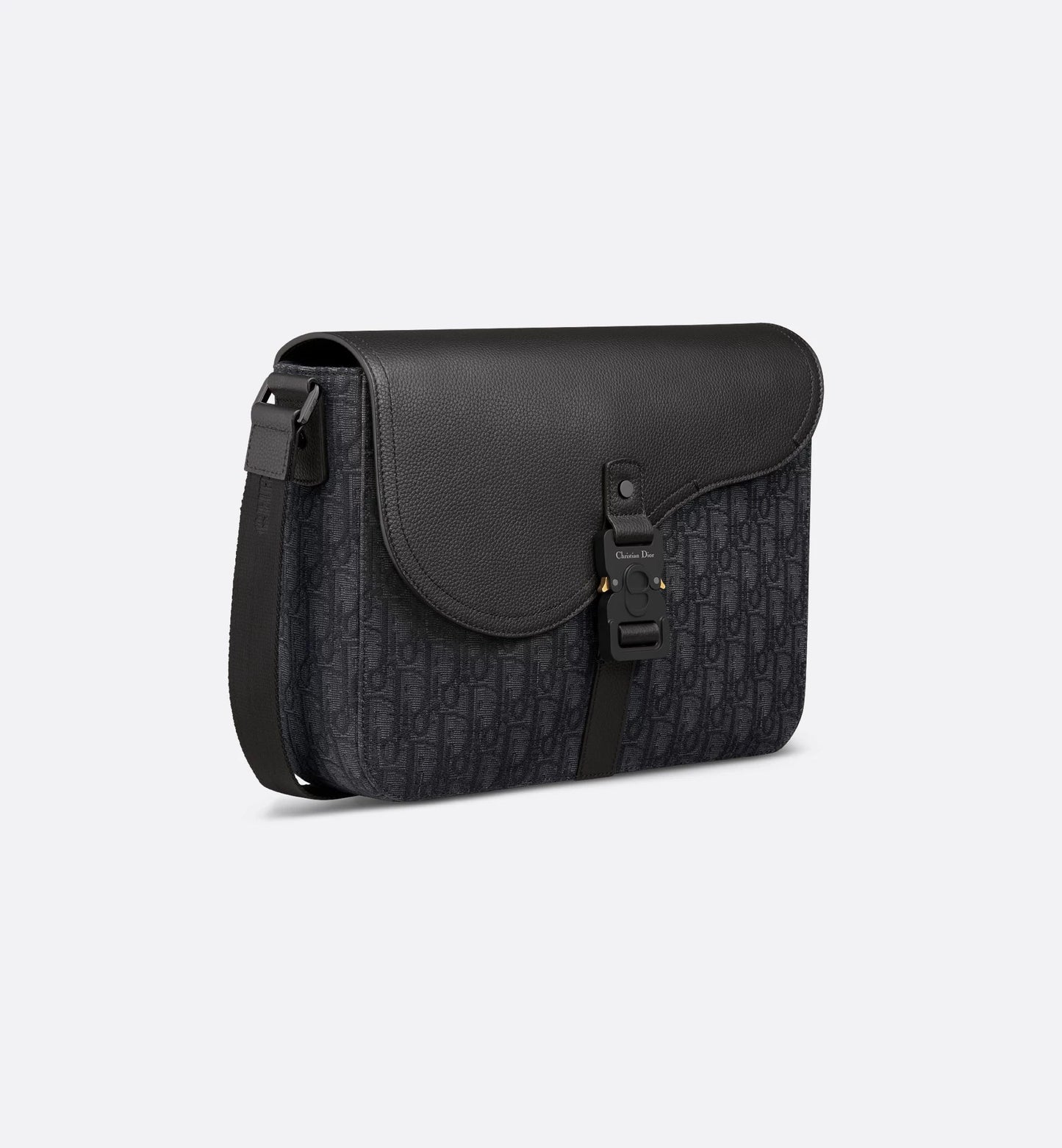 Borsa a tracolla Saddle con pattina nero