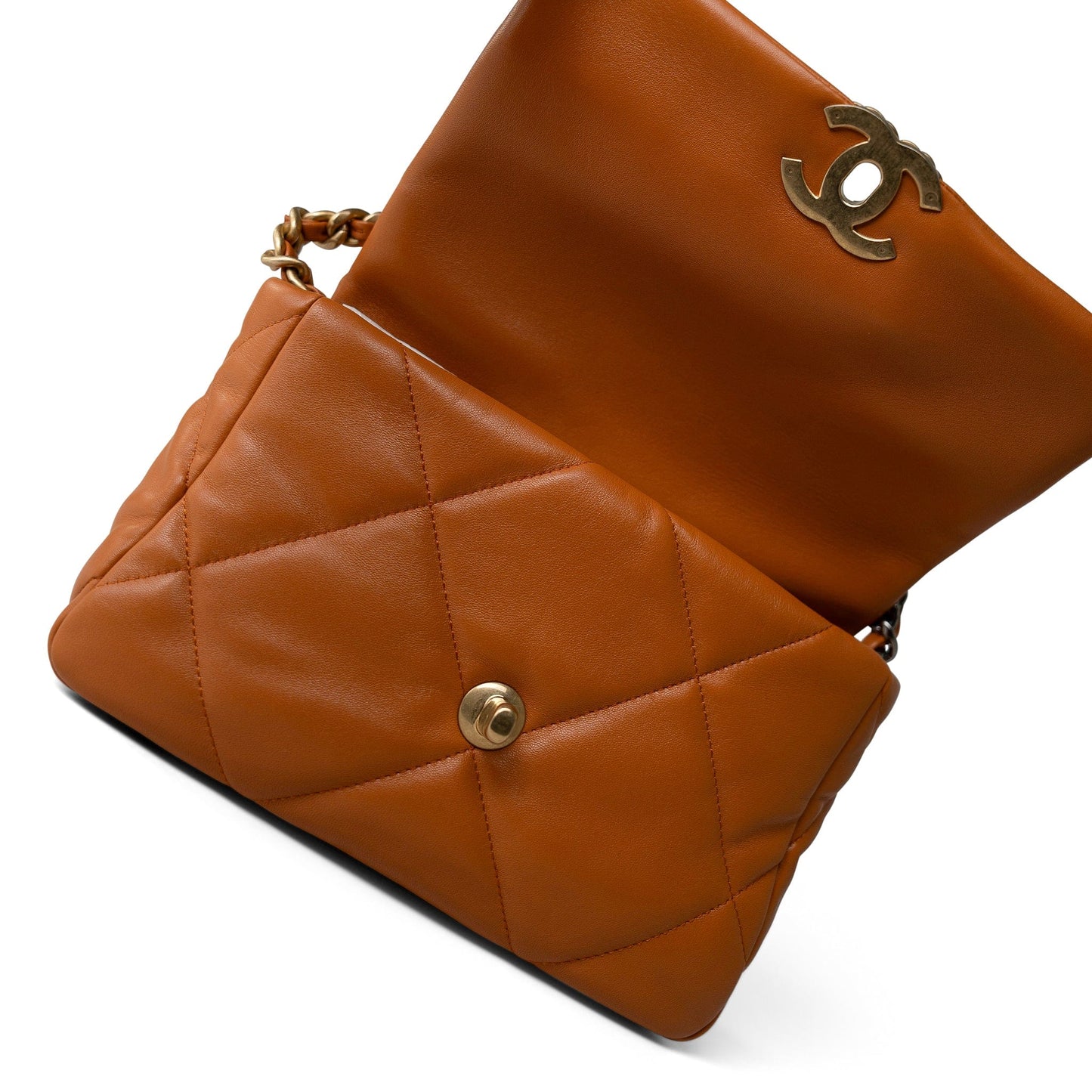 Borsa 19 Flap Small Caramel