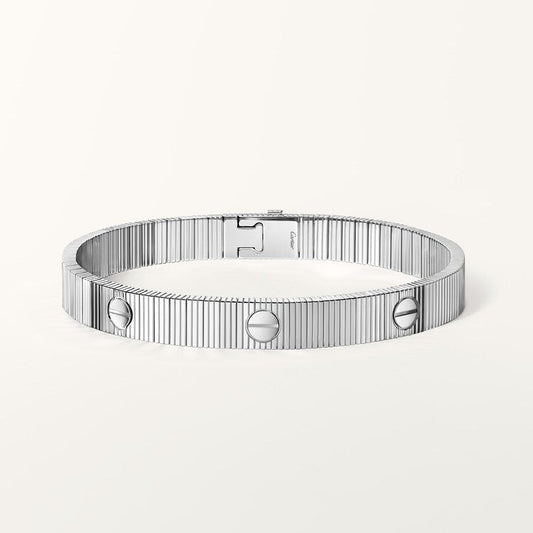 Bracciale LOVE Unlimited flessibile in color argento