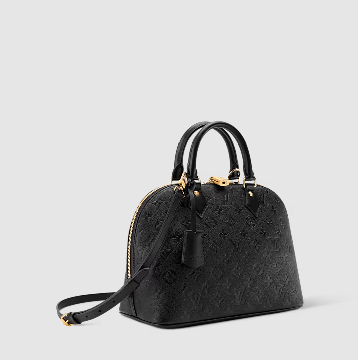 Alma PM Pelle Pelle Monogram Empreinte Nero