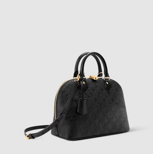 Alma PM Pelle Pelle Monogram Empreinte Nero