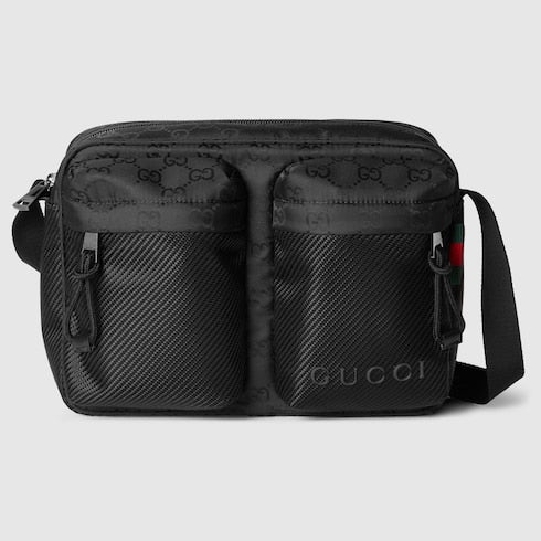 Borsa a tracolla Nexus misura piccola nylon nero