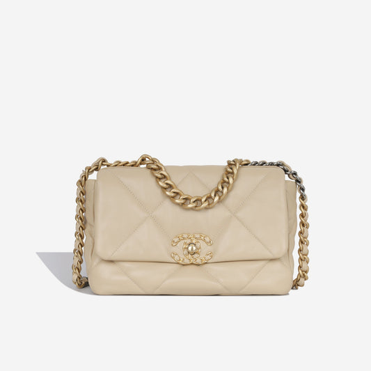 Borsa 19 Flap Small Beige