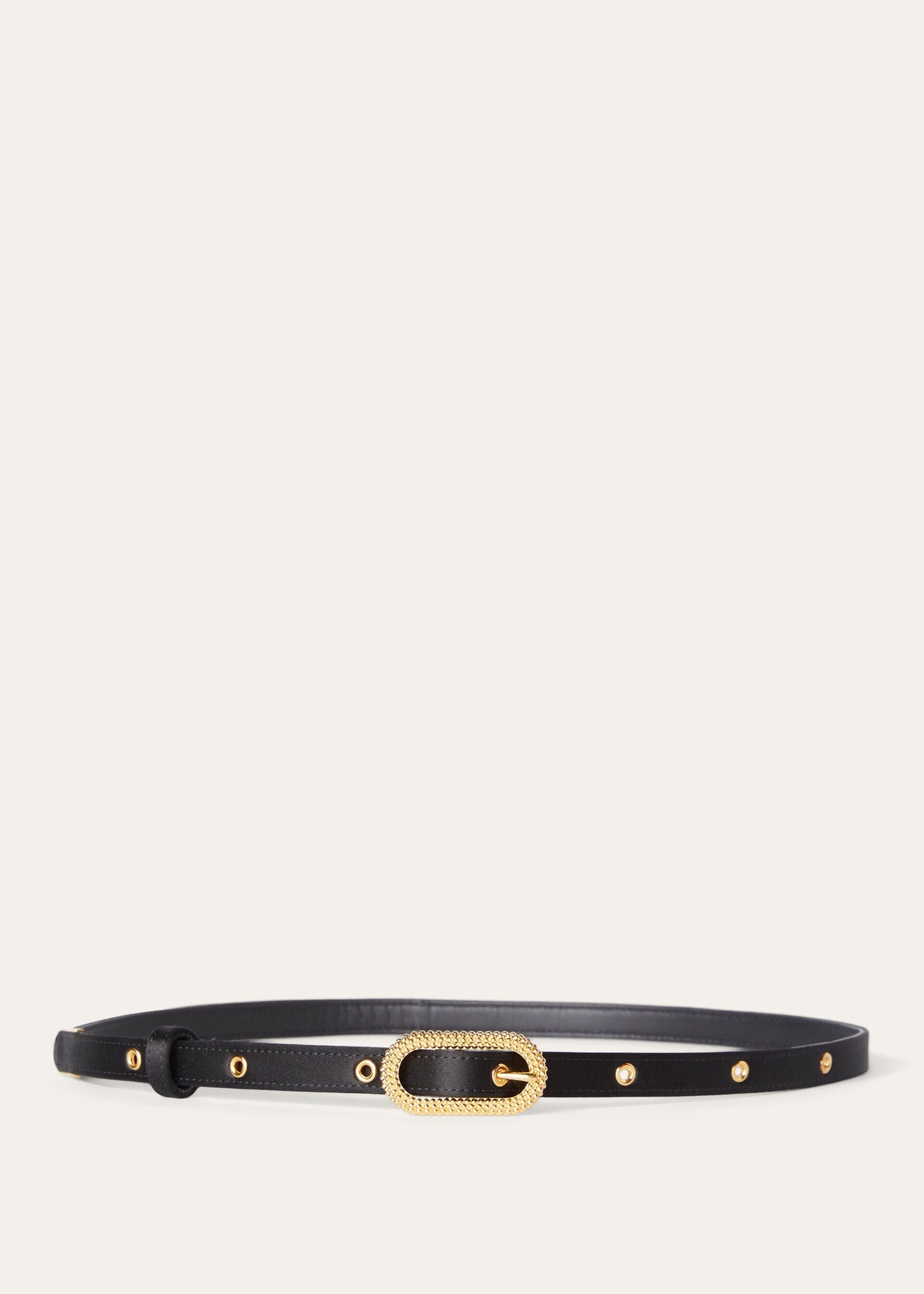 Cintura con fibbia Bubbles Black/Sun Gold Donna