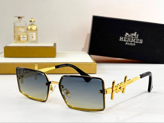 Occhiali da sole 9716 Nero/Oro Blu Lenses