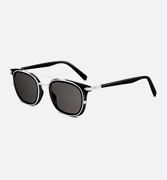 BlackSuit S14I Occhiali da sole neri quadrati in bio-acetato uomo