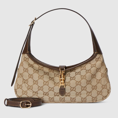 Borsa a spalla Jackie Slim misura media sabia e marrone