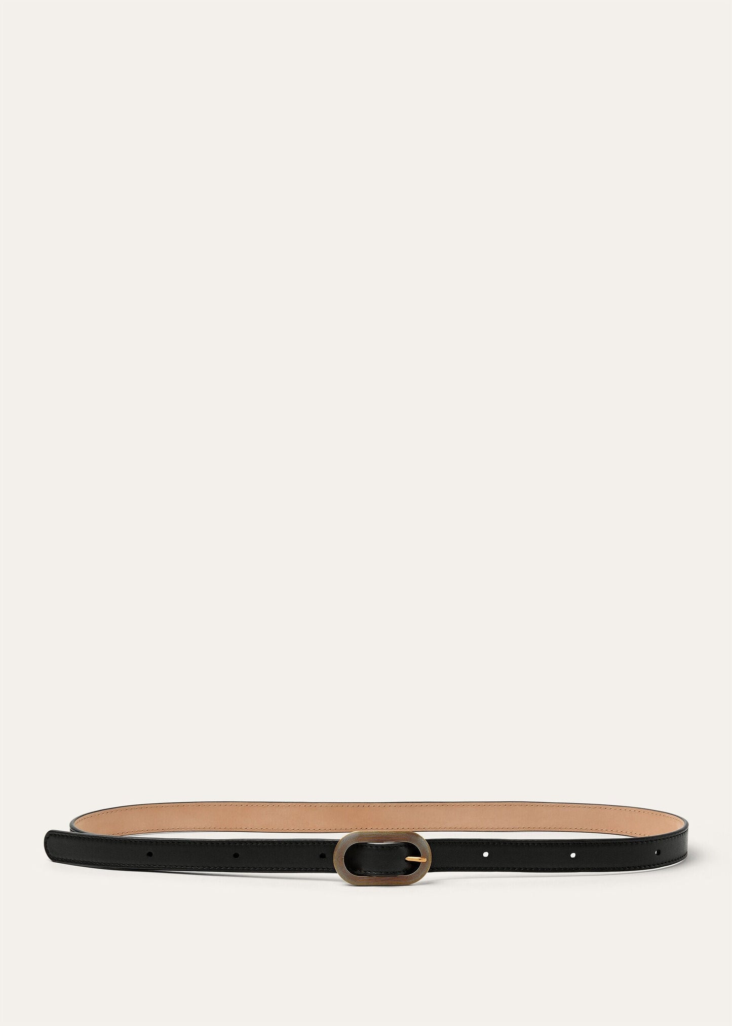 Cintura Guilloché Black/Gold Finishing Donna