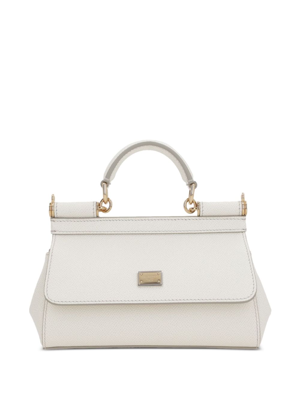 Borsa Sicilia in pelle bianca