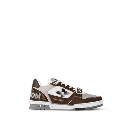 Sneaker Trainer Monogram Denim Moka