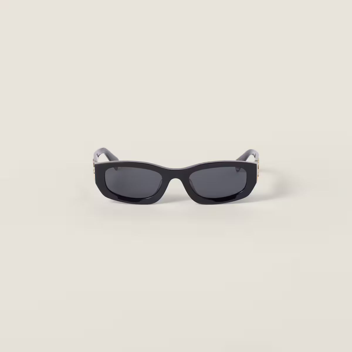 Occhiali da sole Miu Glimpse con forme basse Lenti Ardesia