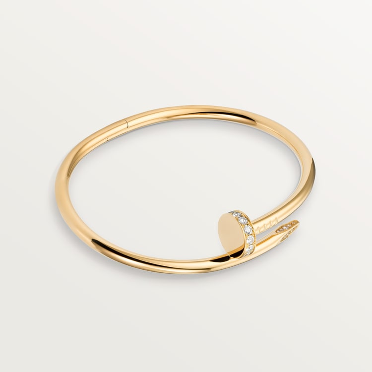 Juste un Clou bracciale classico diamanti in color oro