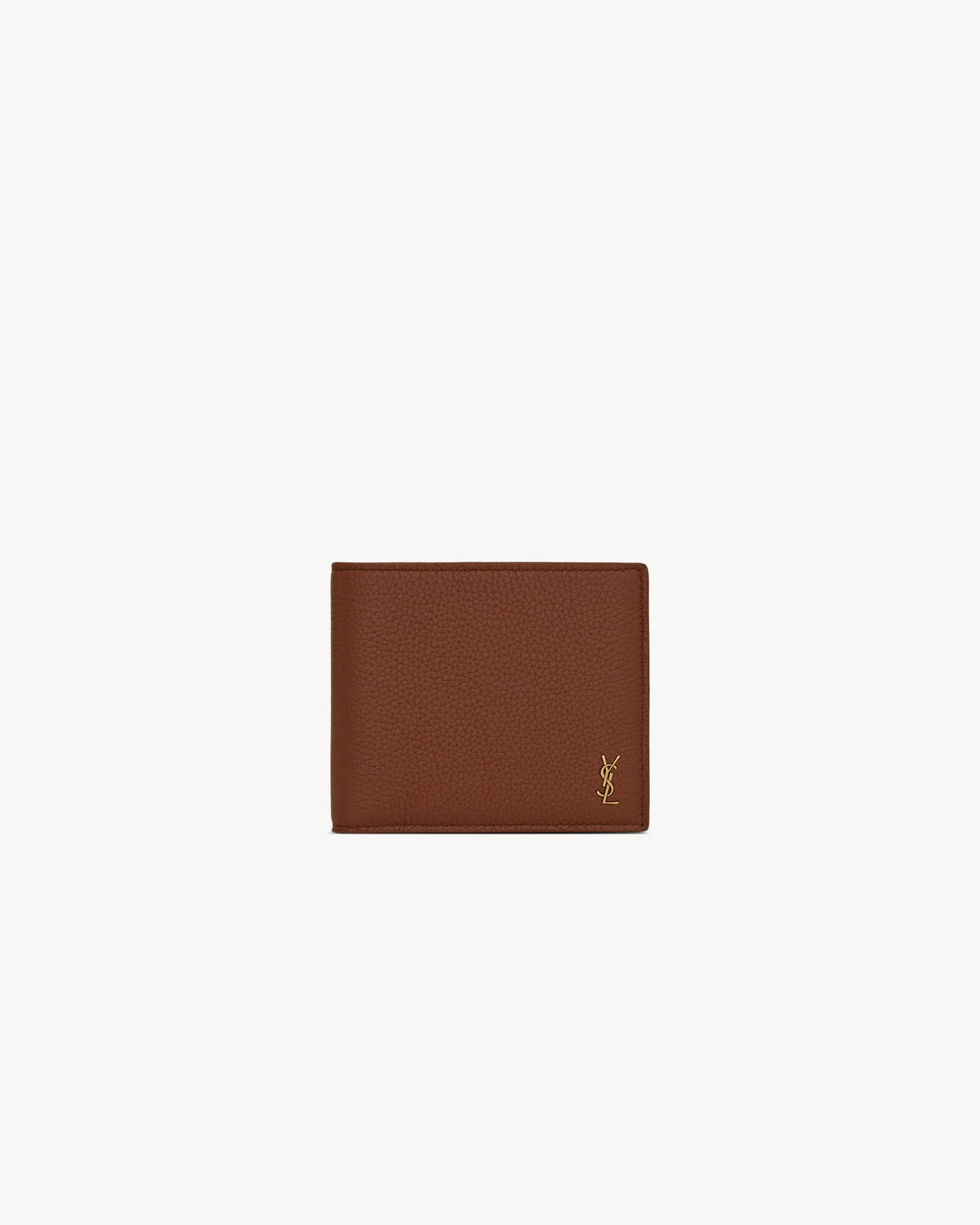 Portafoglio TINY CASSANDRE East/West piccolo in pelle martellata marrone