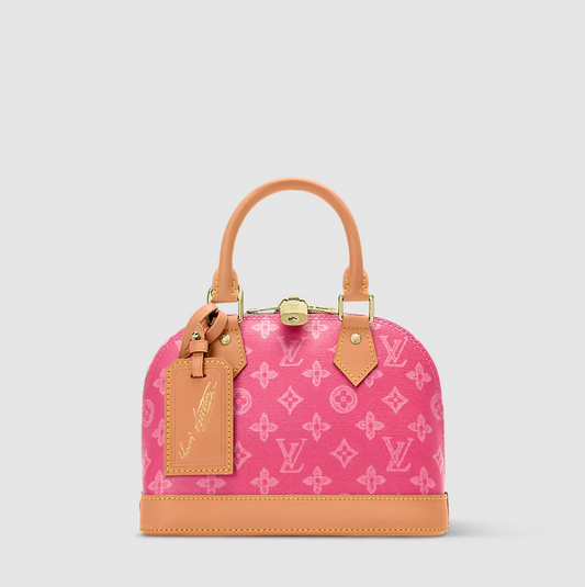Alma BB Rosa Ruban Monogram