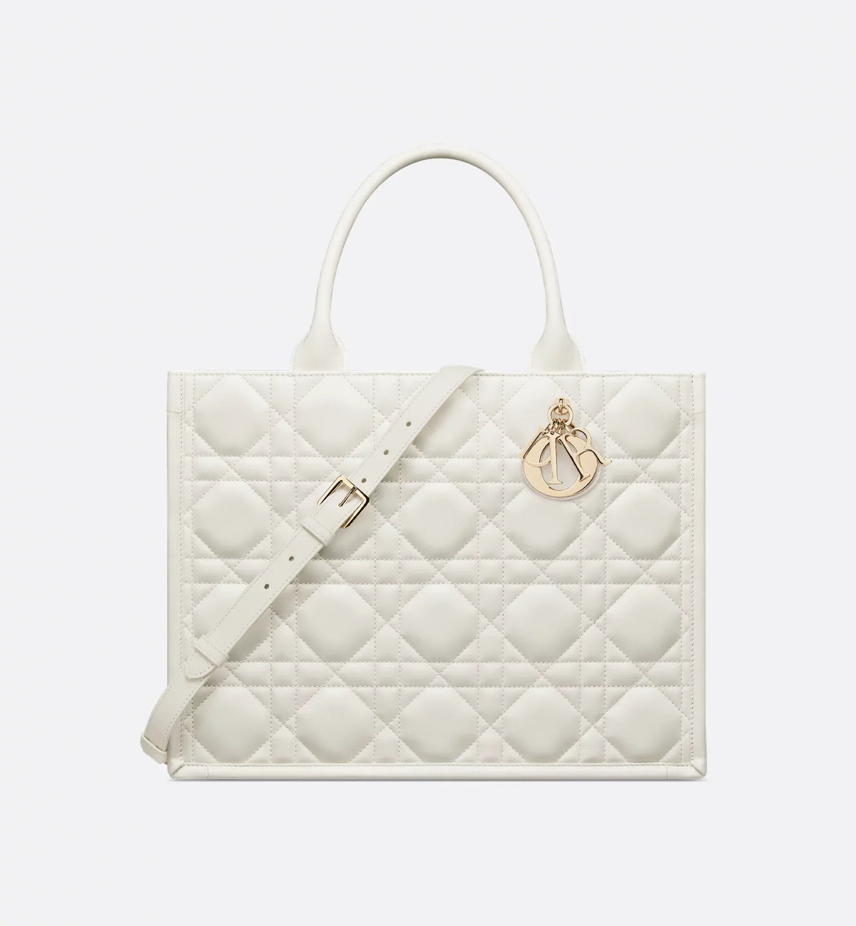 Borsa media Book Tote Bianca
