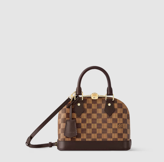 Alma BB Tela Damier Ébène Marrone