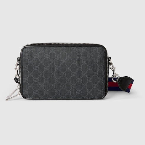 Borsa a spalla GG nero misura piccola