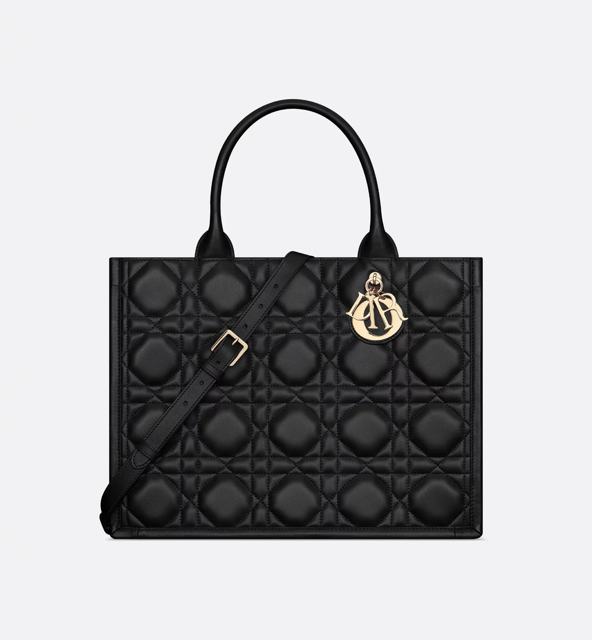 Borsa media Book Tote Nero