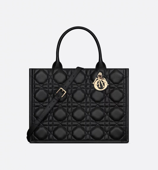 Borsa media Book Tote Nero