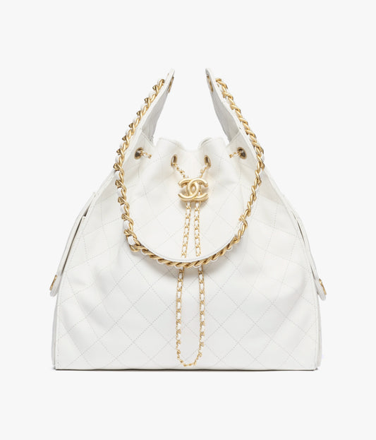 Borsa 25 media bianco