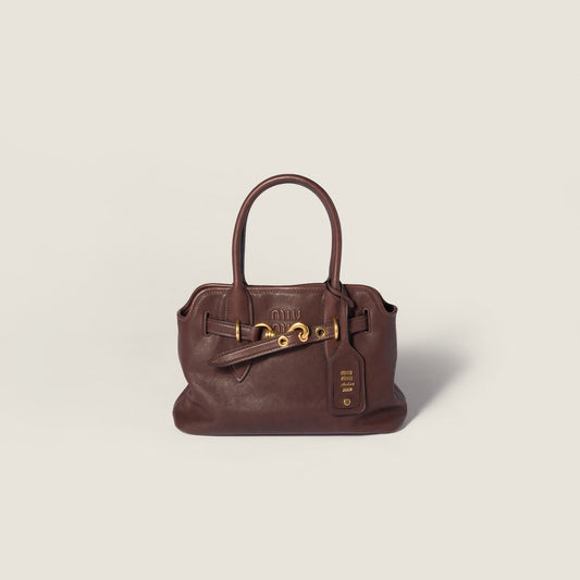Borsa Aventure media in nappa radica