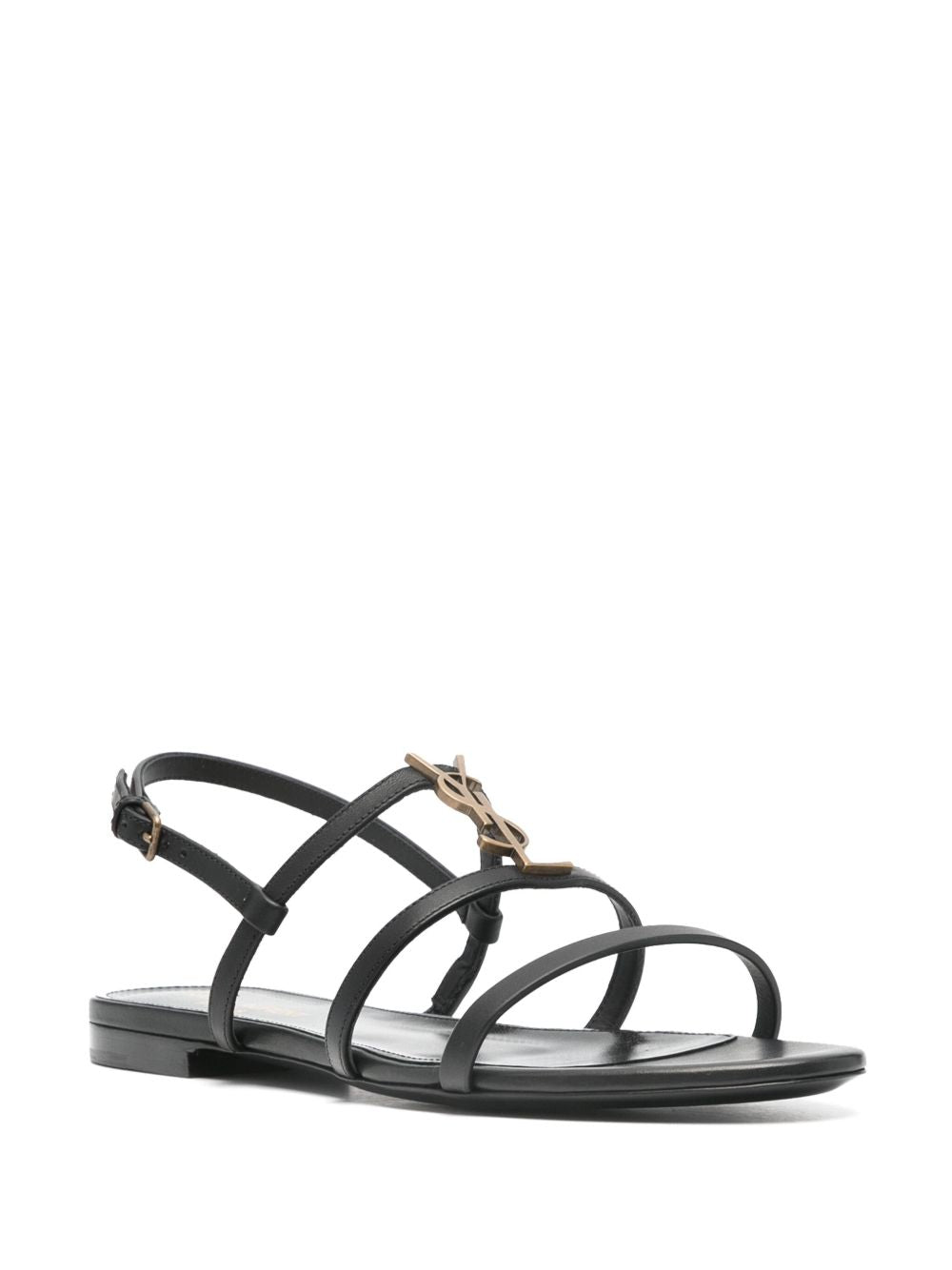 Sandali Cassandra in pelle nera