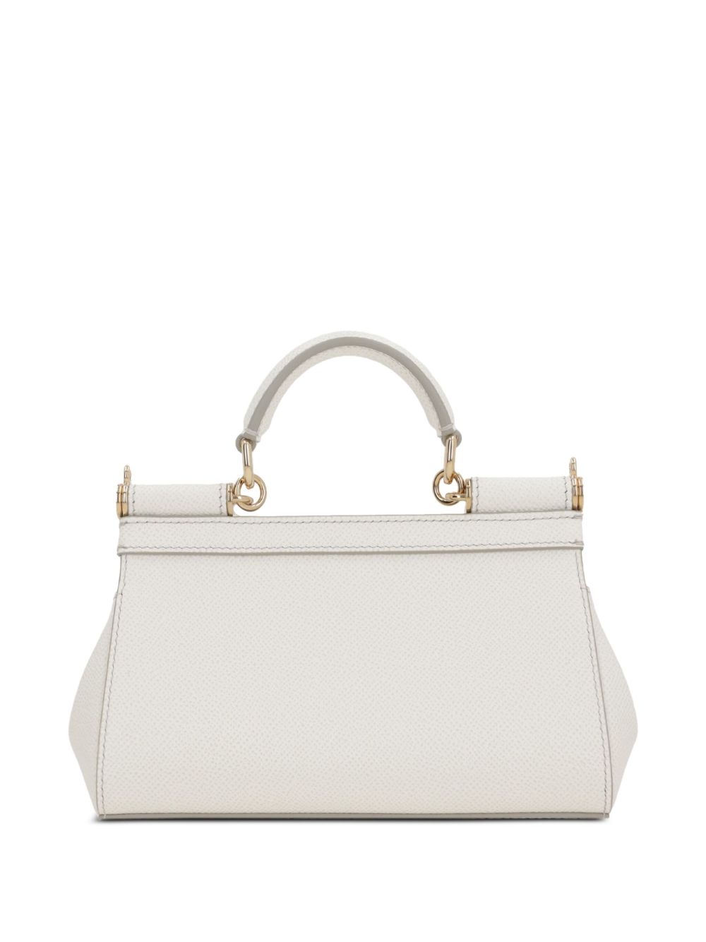 Borsa Sicilia in pelle bianca