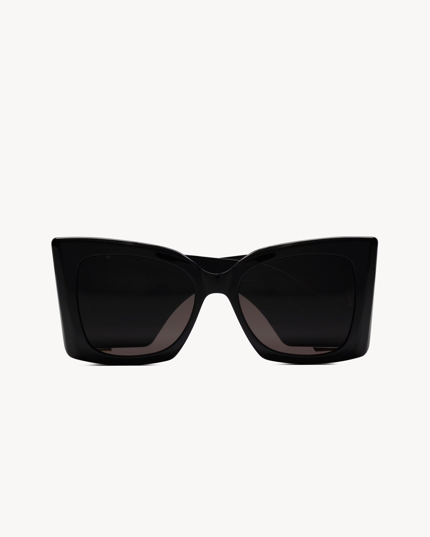 OCCHIALI DA SOLE CON MONTATURA OVERSIZE CAT-EYE IN ACETATO NERO DONNA