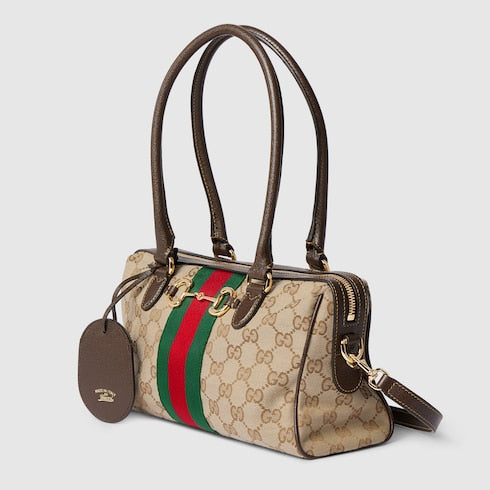 Bauletto Borsetto misura grande sabia e marrone