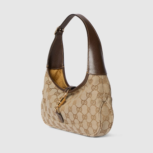 Borsa a spalla Jackie Slim misura media sabia e marrone