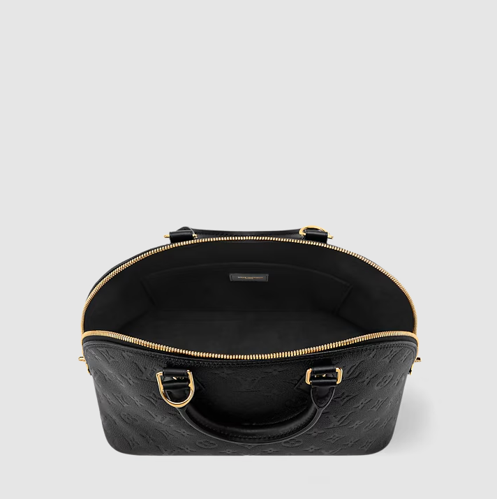 Alma PM Pelle Pelle Monogram Empreinte Nero